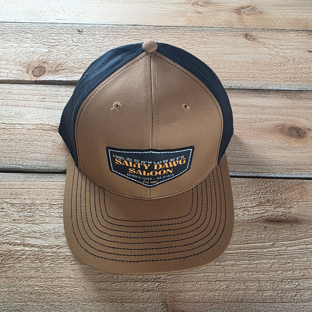 Solid Twill Carmel and Black