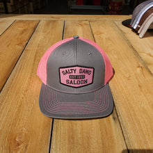 Load image into Gallery viewer, Charcoal and Neon Pink Trucker Cap
